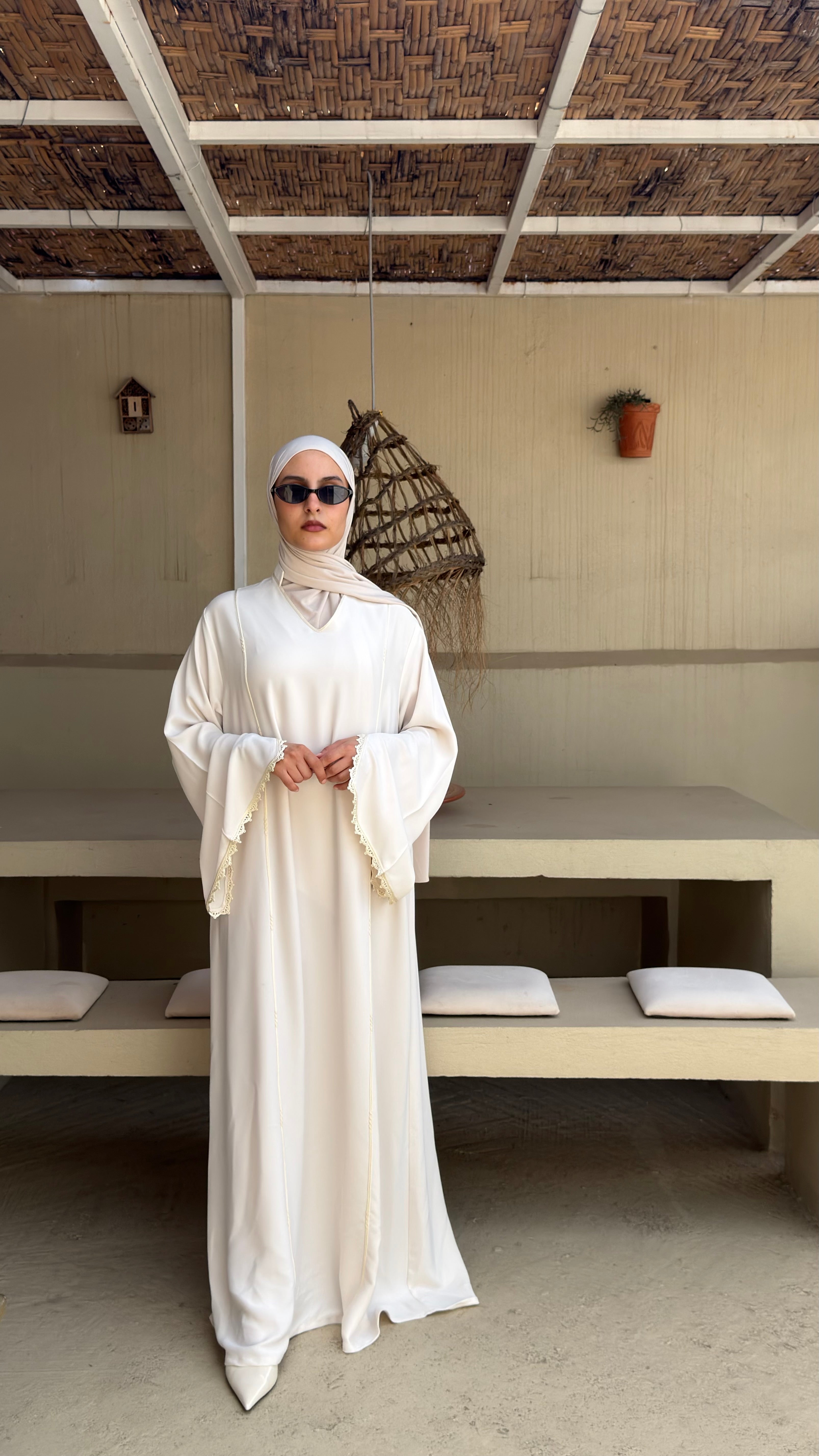 White | Oversized Dress