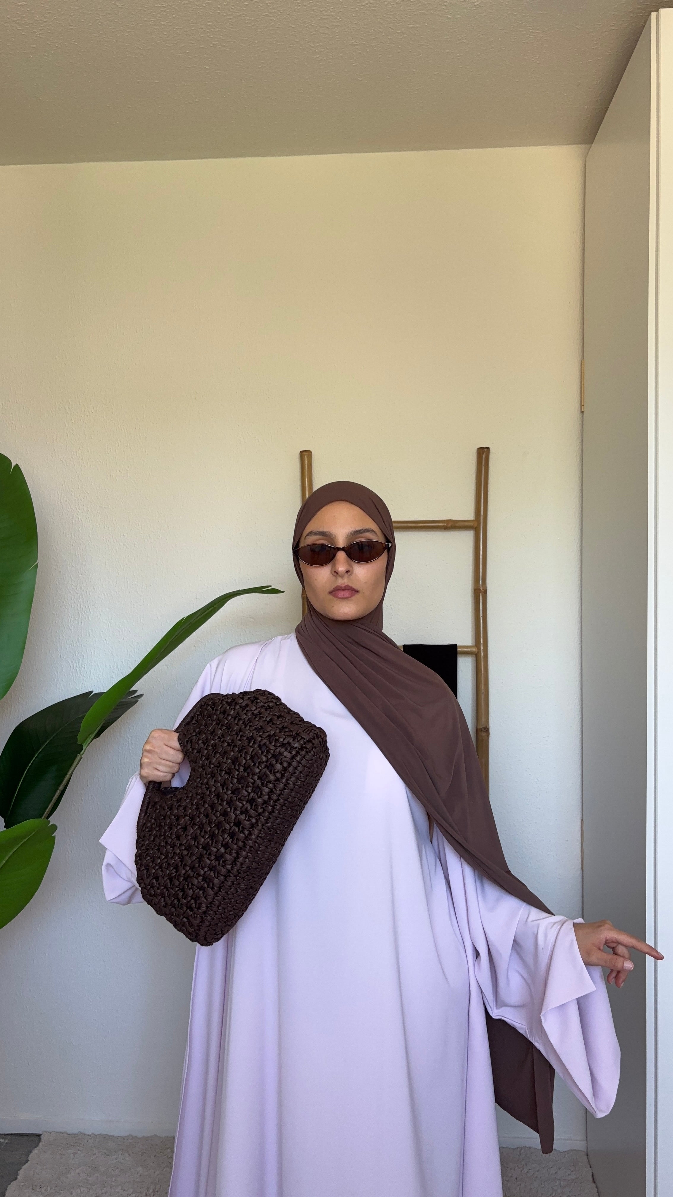 Blushy Lavender | 2 Piece Abaya