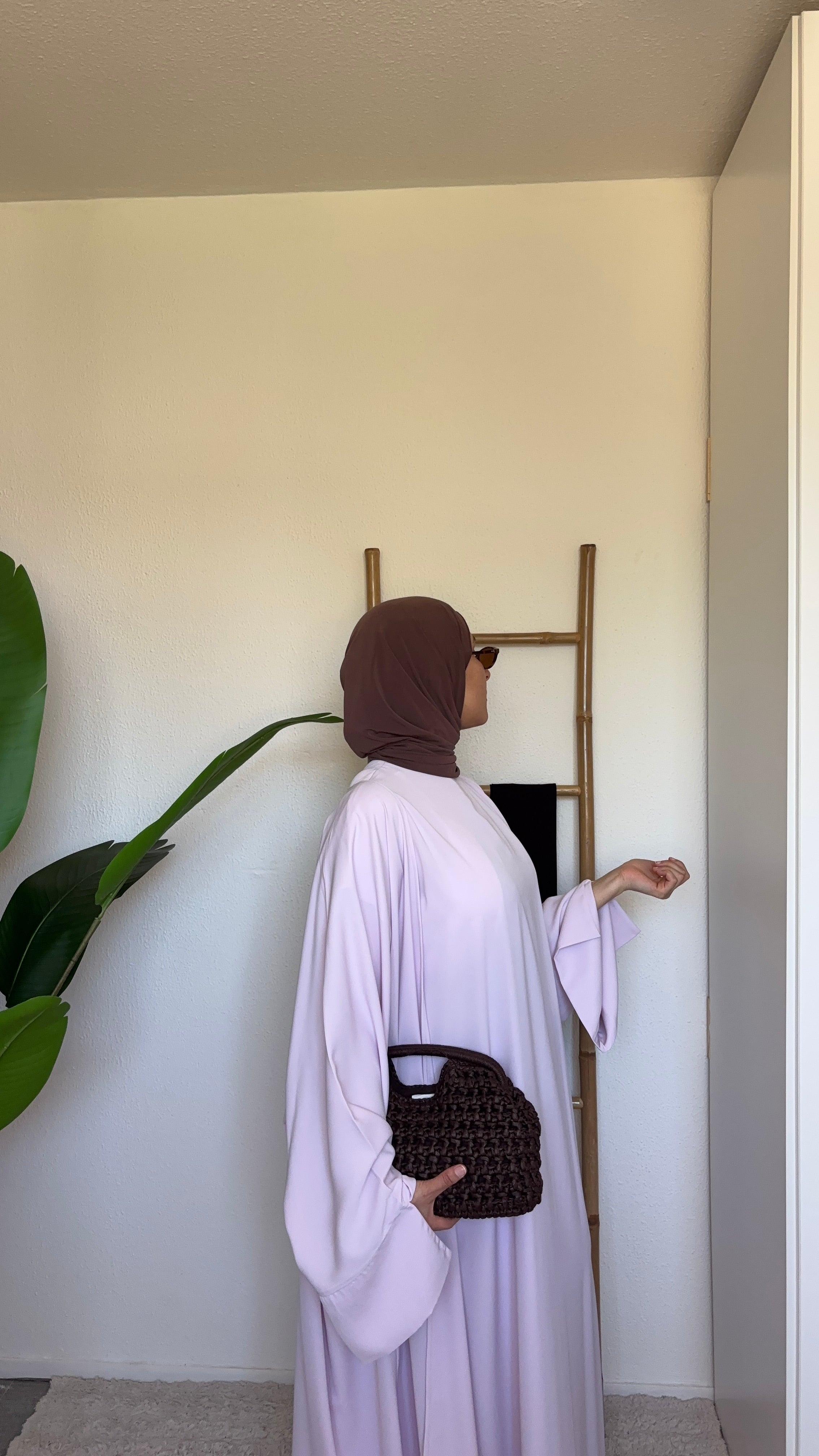 Blushy Lavender | 2 Piece Abaya