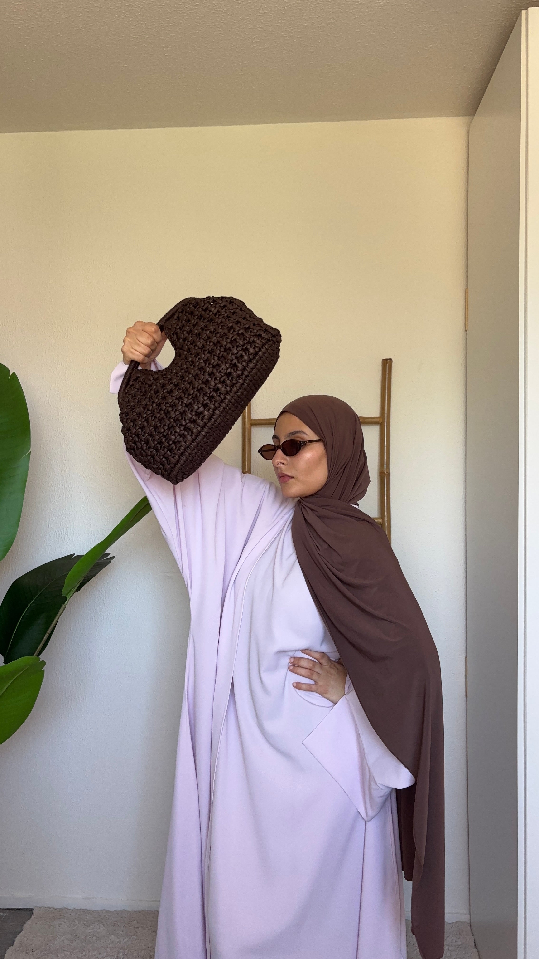 Blushy Lavender | 2 Piece Abaya
