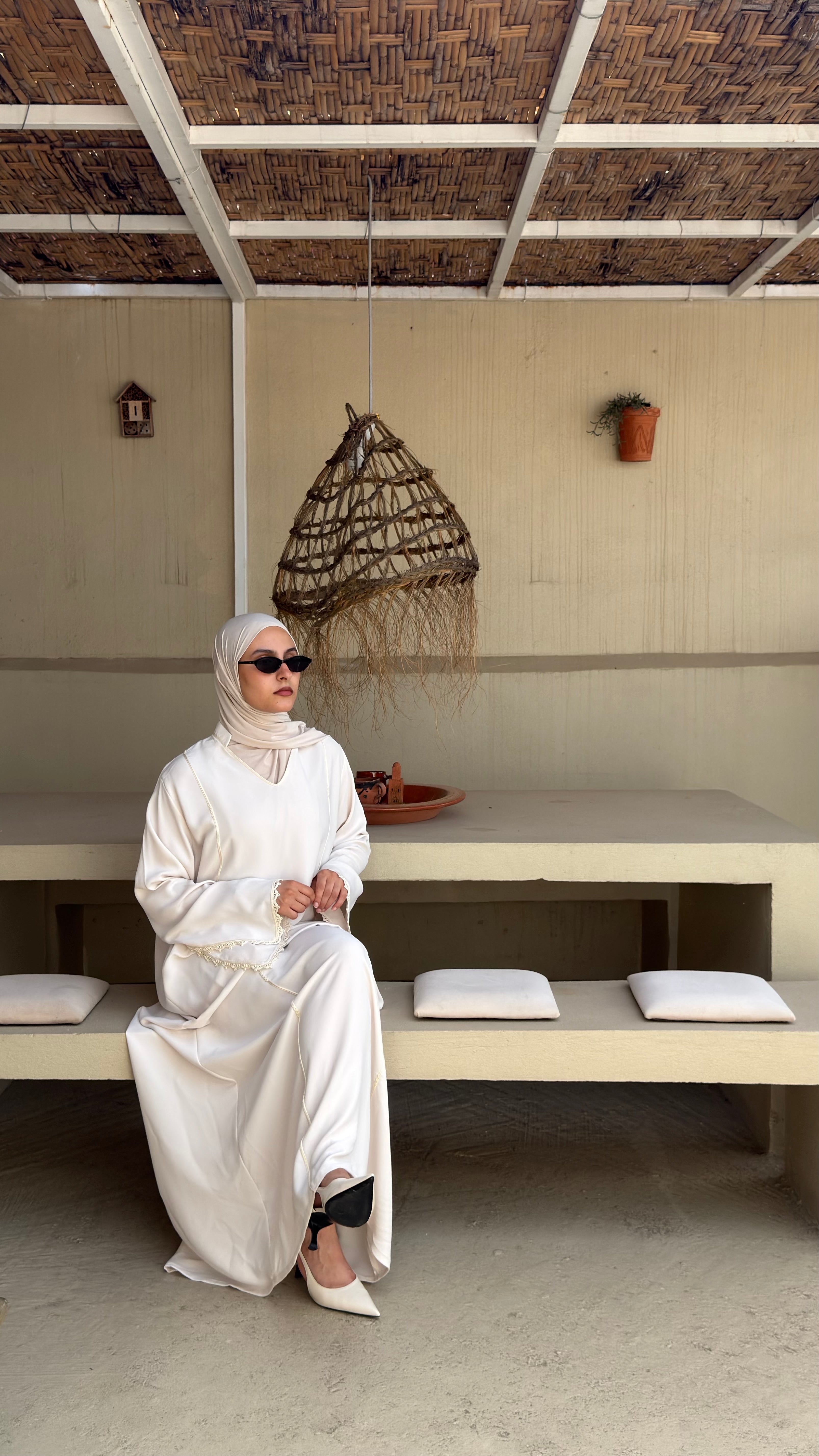 White | Oversized Dress
