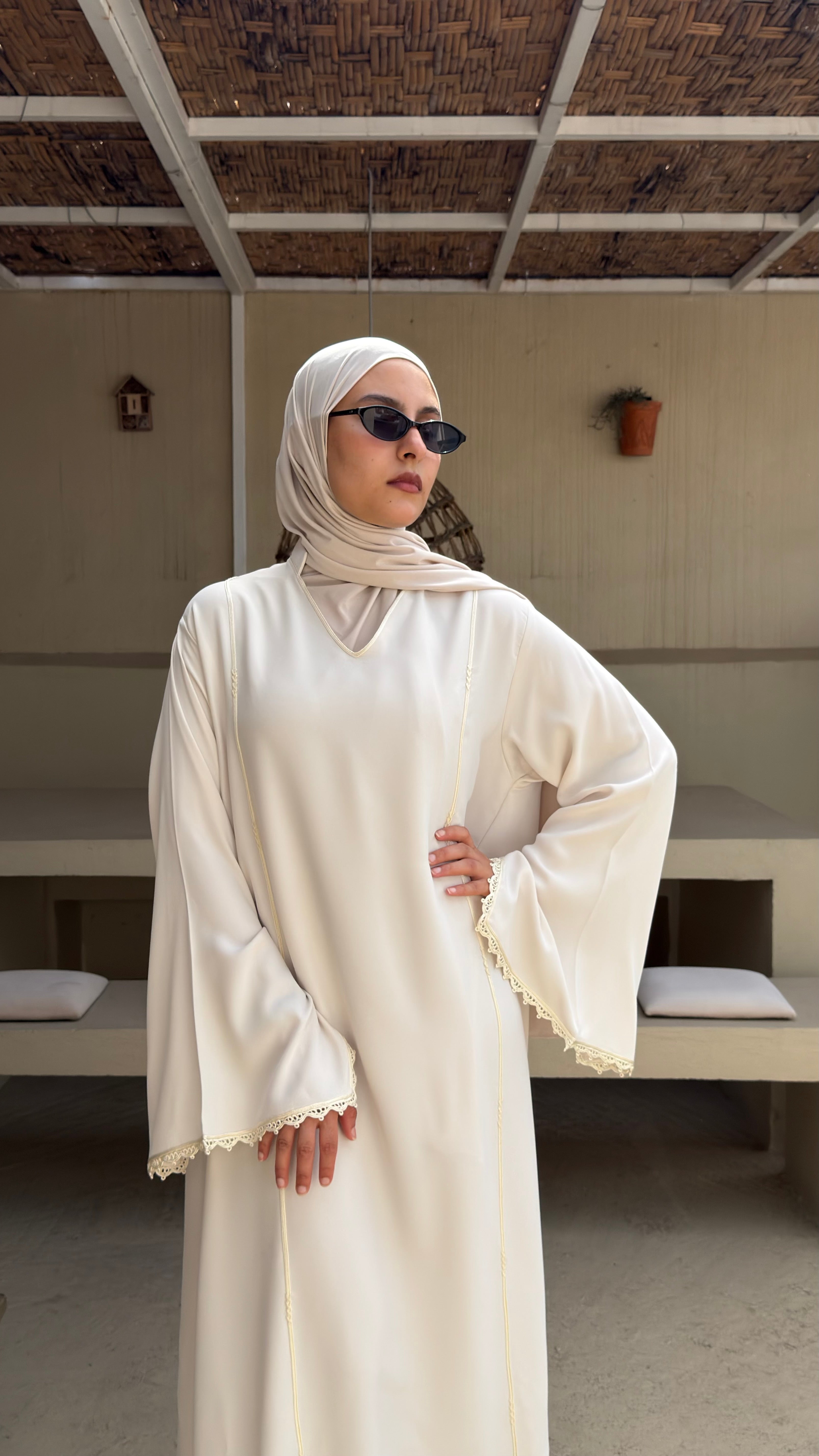 White | Oversized Dress