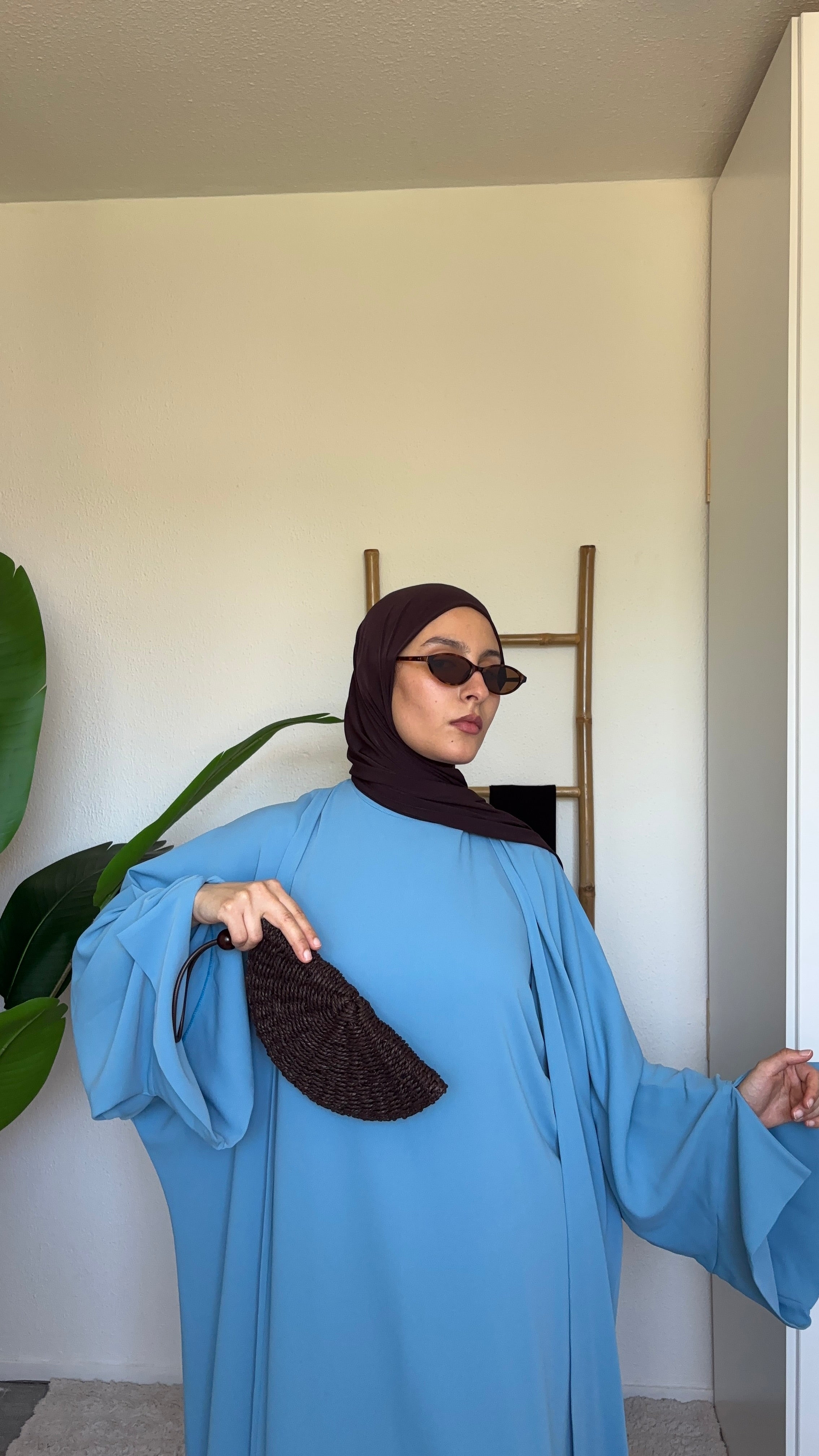 Blueee | 2 Piece Abaya