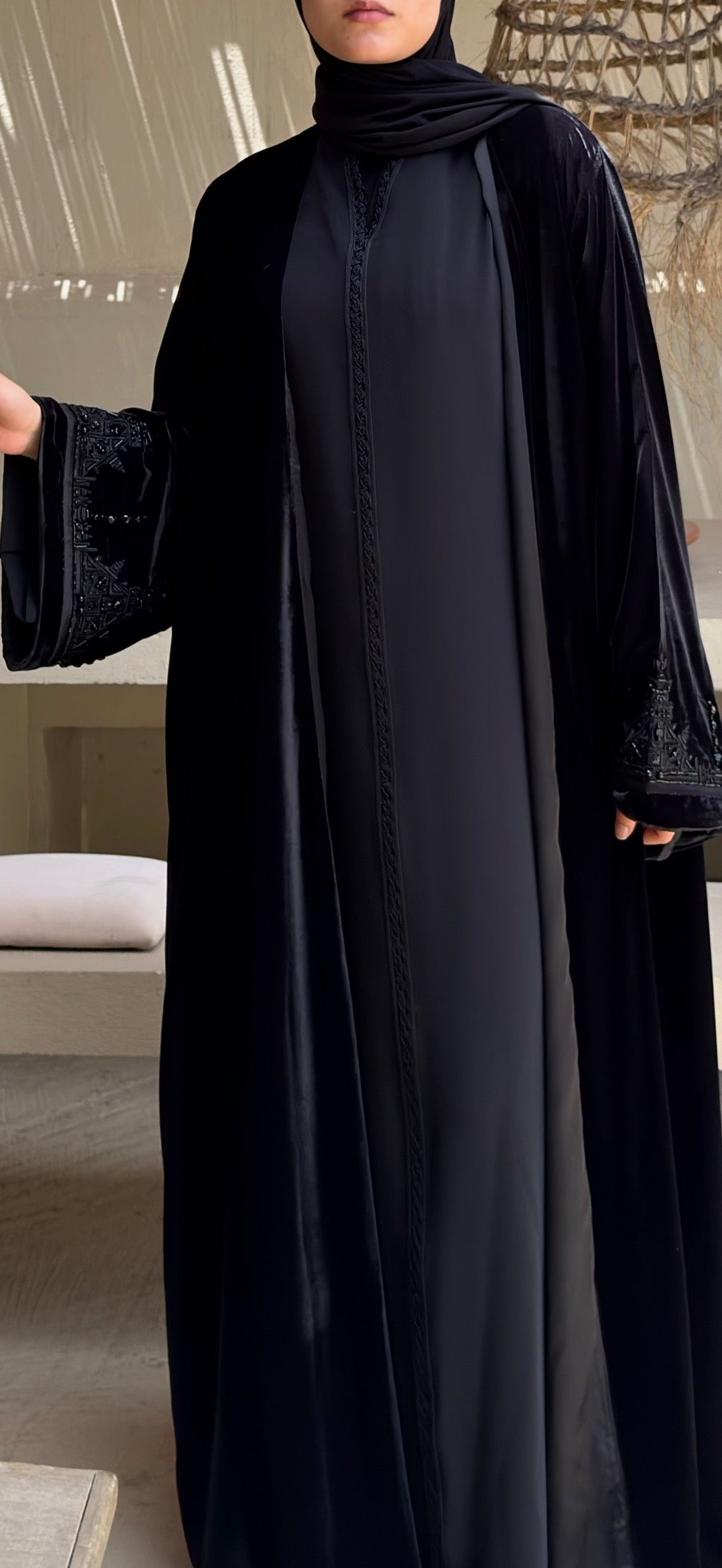 Black | Evening | Abaya + Caftan