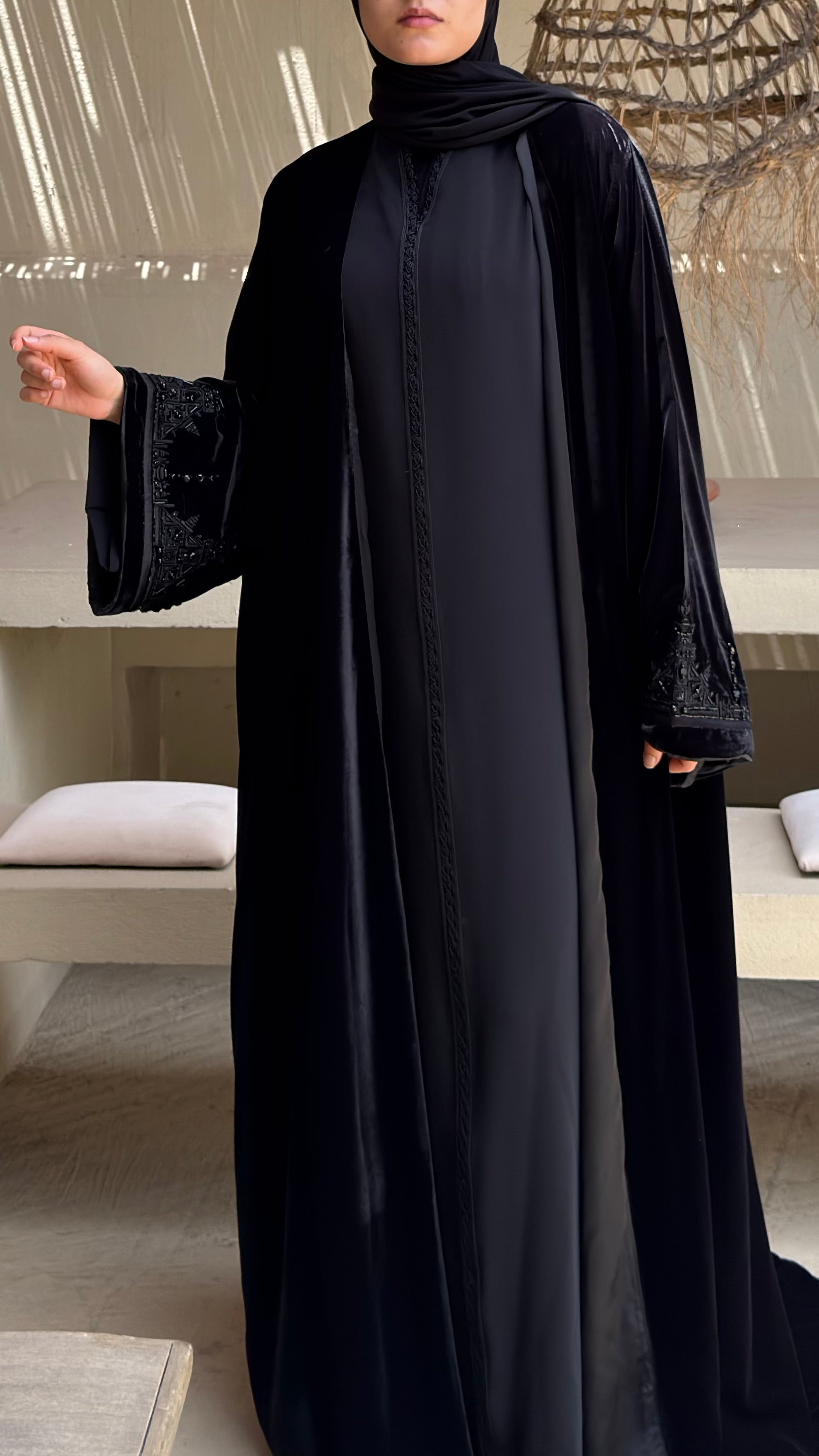 Black | Evening | Abaya + Caftan