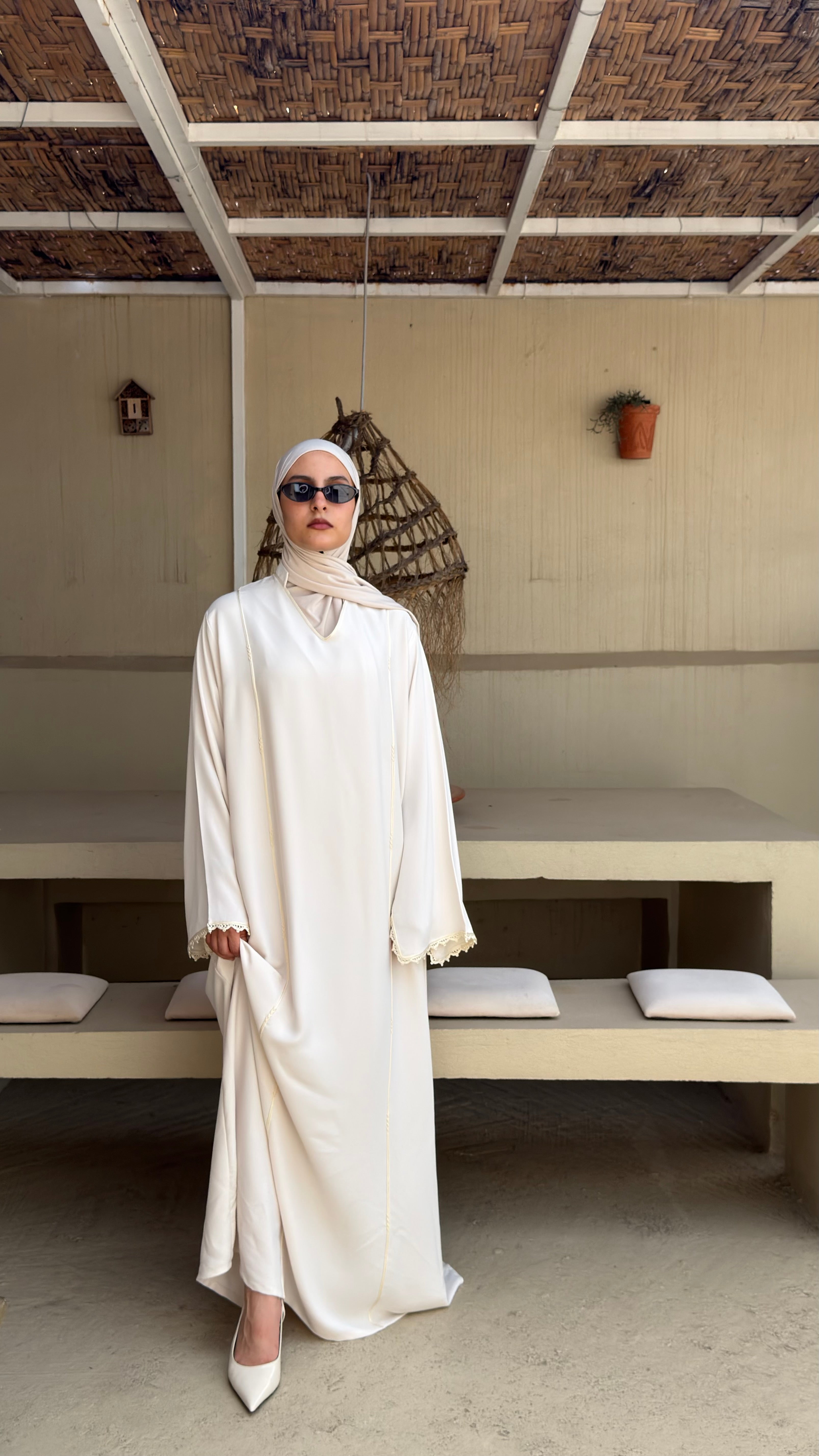 White | Oversized Dress