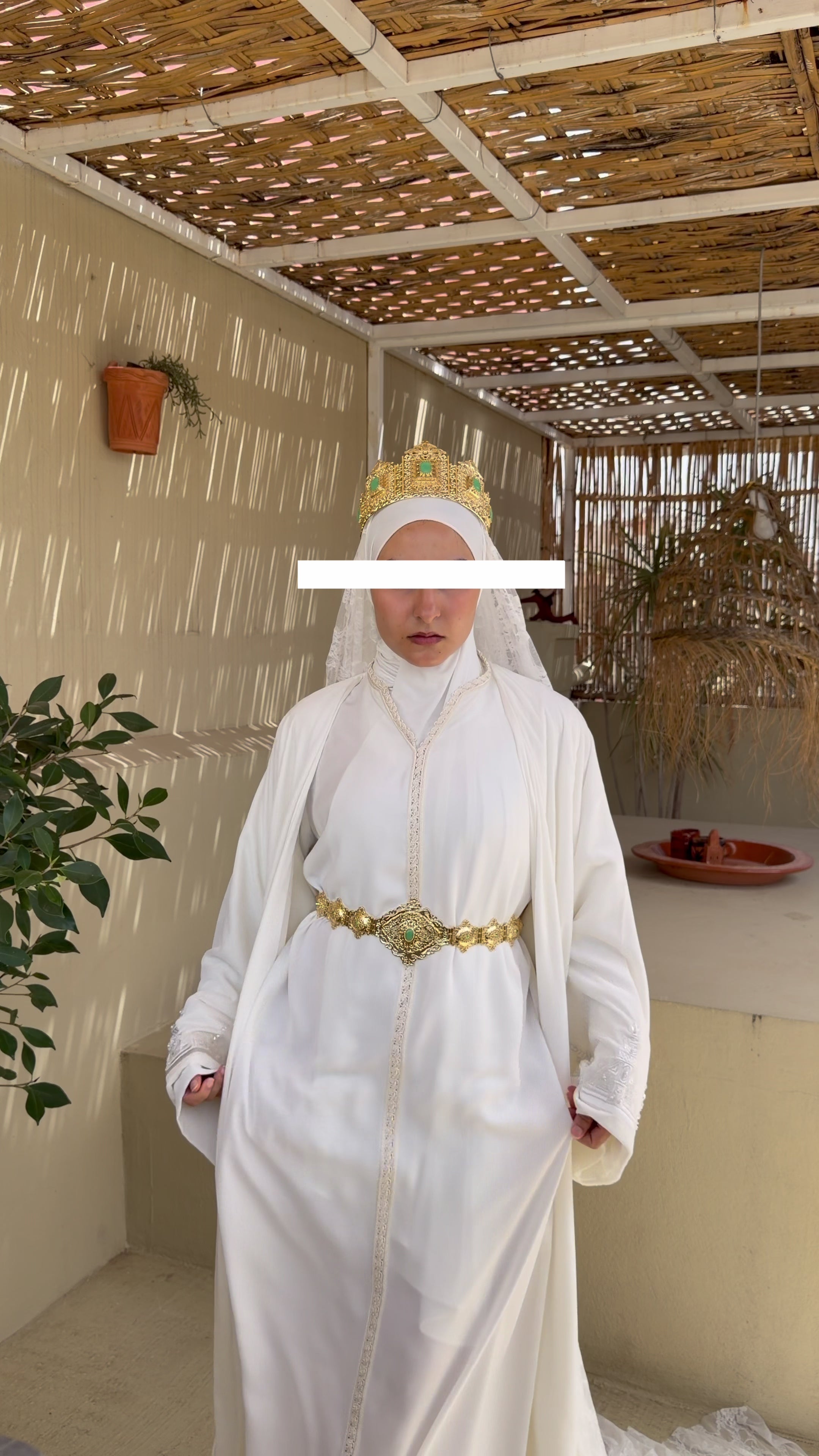 Off - White | Evening | Abaya + Caftan