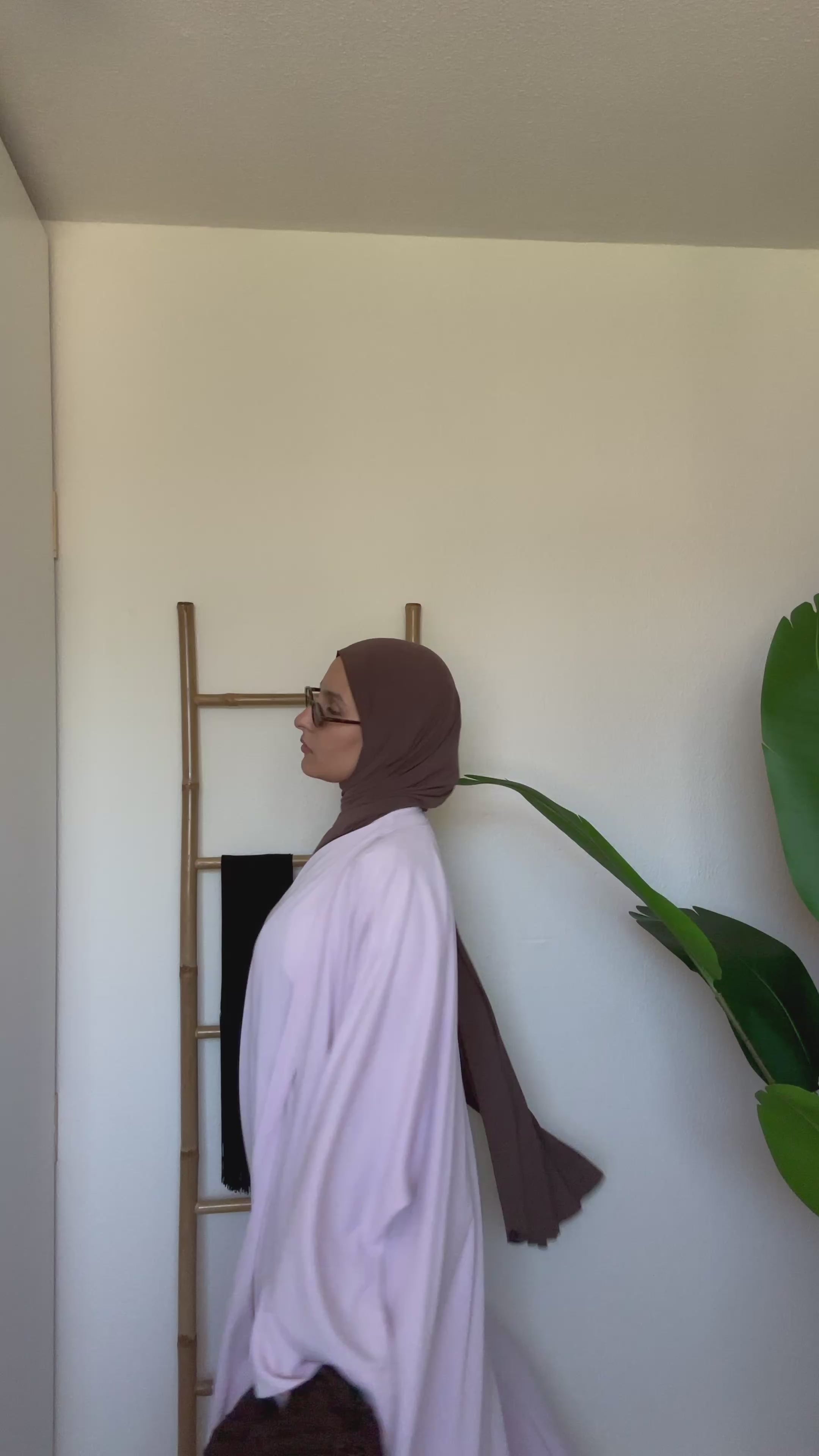 Blushy Lavender | 2 Piece Abaya